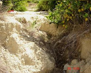 Crcavas producidas por erosin